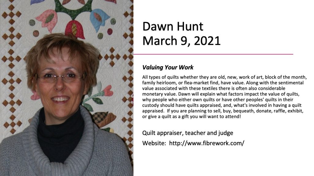 Photo of guest speaker, Dawn Hunt