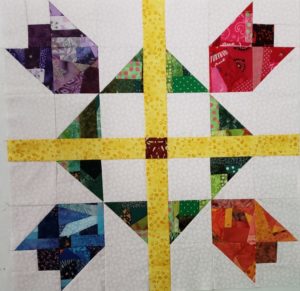 Sample project from Crumbs to Quilt virtual workshop