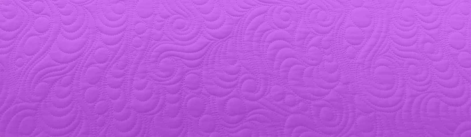 Texture of quilting on an electric purple background